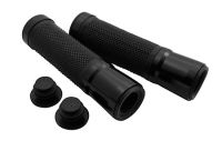 Lenkergriffgummi mit Metallring, schwarz, 7/8 Zoll