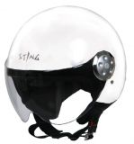 Sting Helmets Classic Jet Helm Entry silber XS-XXL 