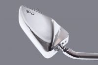 1Paar 3D F1 Spiegel chrom Custom Harley Fighter Chopper